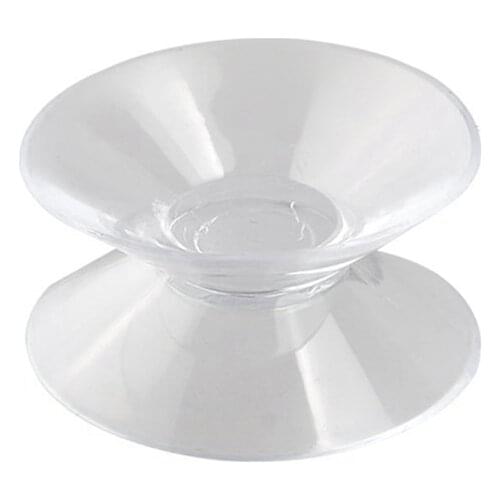 SODIAL(R) Car 9 Pcs Clear Soft Plastic Double Sided Suction Cup