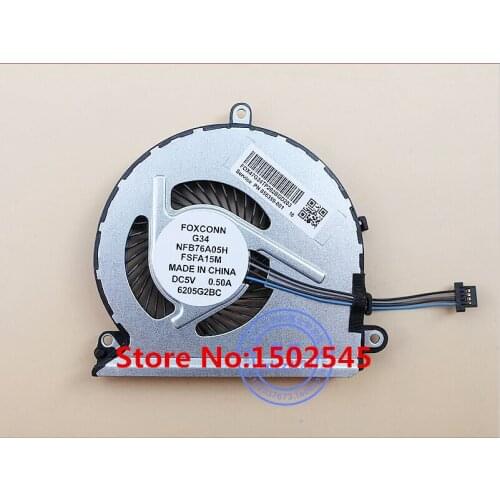 Free Shipping Genuine New Original Laptop CPU Cooling Fan For HP 15-AU 15-AU023cl 15-AU097CL 15-AU023CL Fan 856359-001