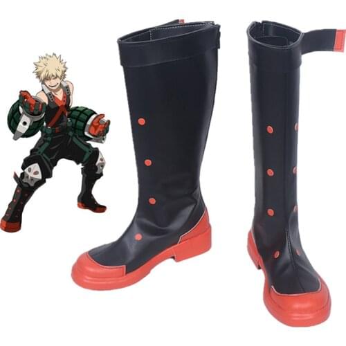 Boku no Hero Academia My Hero Academia Bakugou Katsuki Cosplay Boots Shoes Custom Made