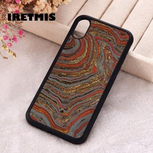 Iretmis 5 5S SE 2020 phone cover cases for iphone 6 6S 7 8 Plus X Xs XR 11 12 MINI Pro Max Soft Silicone TPU Kumquat terraces