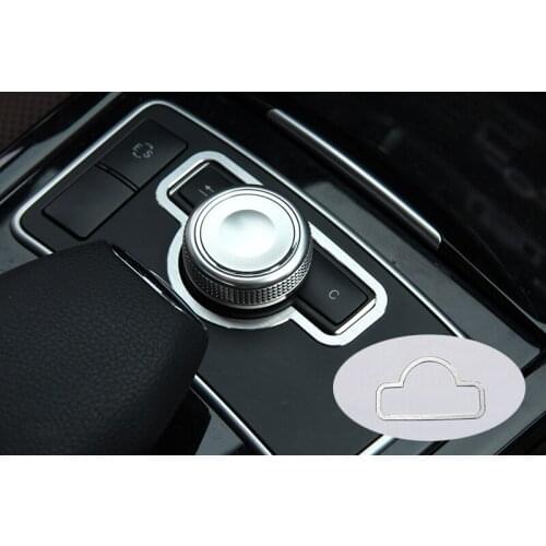 Multimedia Button Cover For Mercedes Benz GLK X204 2008-15 E Class W212 2011-15