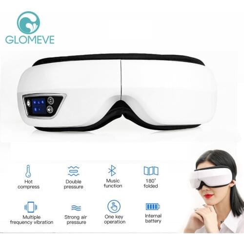 Eye Massager Vibration Eye Care Beauty Instrument Therapy Fatigue Relieve Hot Compress Massager Bluetooth Music Far infrared