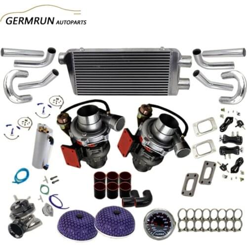 Complete Turbo Kits fit for G@MC G@M Chev@ Big Block 427 454 396 502 572 Twin Turbo Kit Charger Piping BOV