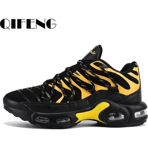 2021 Men Breatheable Air Mesh Casual Sneakers Autumn Black Sport Shoes Leather Fashion Chunky Sneakers Summer Gym Running Shoes