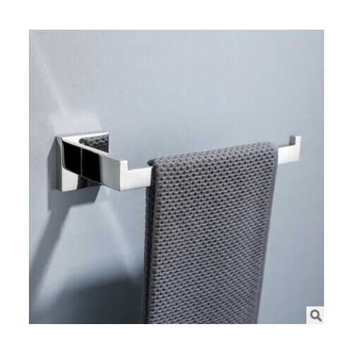 Square 304 Stainless Steel Towel Rack, Chrome/Black/Gold Towel Ring ,Bathroom single rod square Towel hanging toalha bar