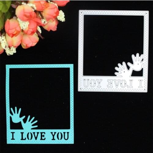 KSCRAFT I Love You Metal Cutting Dies Stencils for DIY Scrapbooking/photo album Decorative Embossing DIY Paper Cards