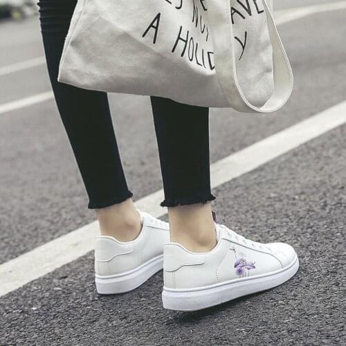 Fashion Landscape Printing Running Shoes Women Sport Shoes Outdoor Lace-up Sneakers Non-slip Wear-resistant Fitness Shoes