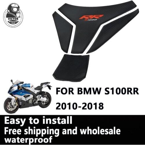For BMW S1000RR 2010-2018 Motorcycle Stickers Fuel Tank Pad Fishbone Protective 3D Sticker Decals Free Shipping And Wholesale