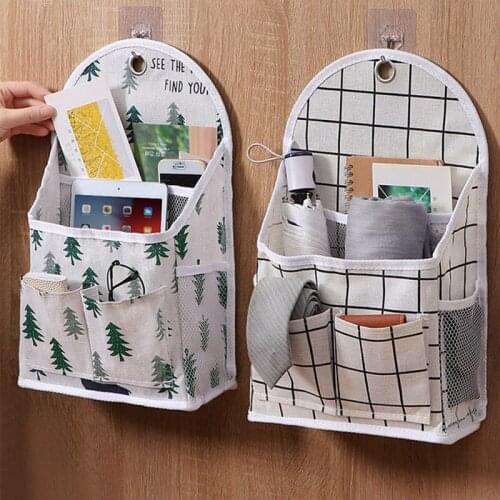 Wall Mounted Storage Bag Household Bedroom Sundries Container Bags Portable Multi Function Pocket Space Saving Wardrob Organizer