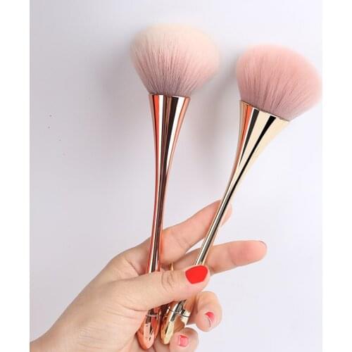 New Super Large One Piece Face Powder Blusher Goblet Slim Waist Shape Makeup Cosmetic Brush Beauty Tool E801
