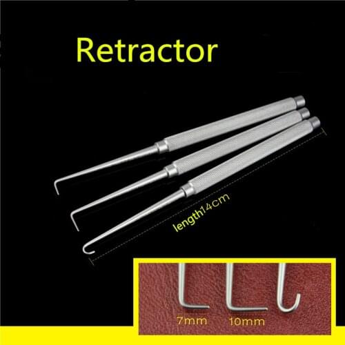 Orthopedic instruments medical retractor hand surgical tissue nerve root right angle debridement hook stripping skin Stripper