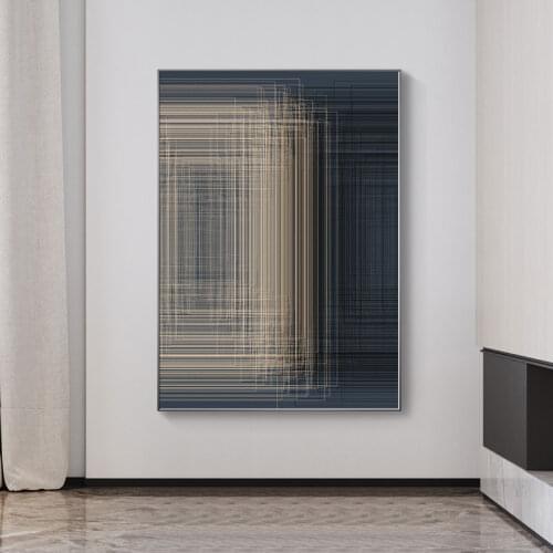 Music Rhythm Light Particles Geometric Law Abstract Wall Poster Modern Style Canvas Print Painting Art Room Decoration Picture