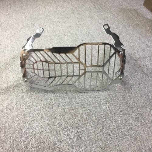 R1200GS 2013-2017 Headlight Grille Guard Cover Protector For BMW R1200GS LC ADV Adventure 2014-2017 silver and black