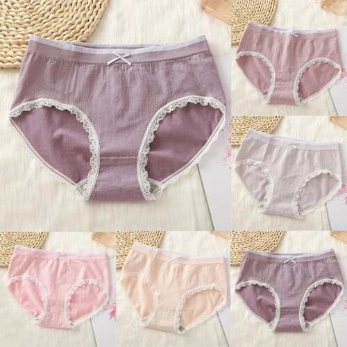 Sexy woman panties lace flowers bow underwear panties seamless underwear panties One size Multicolor нижнее белье женское 05