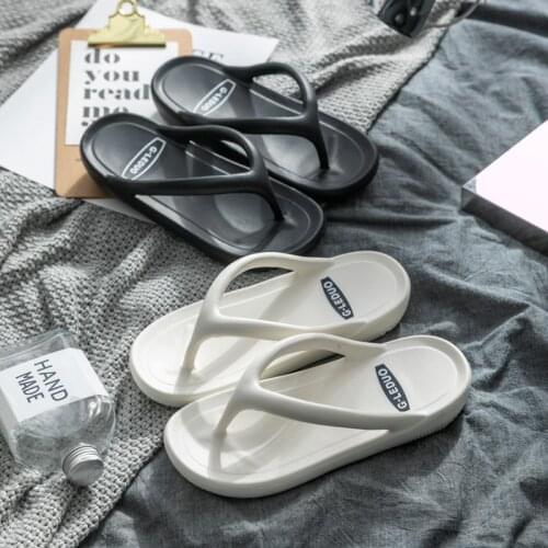 Thick bottom flip flop womens fashion home couples slippers simple home man shoes women shoes slippers men flip flops