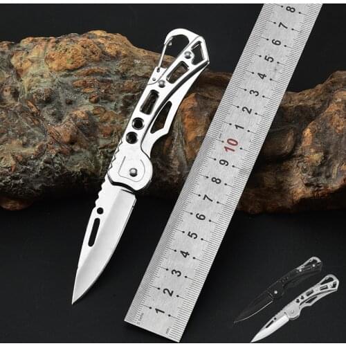 Folding knife Pocket knife Stainless steel bladed outdoor knife Keychain Self-defense folding knife Folding knife Tactical knife