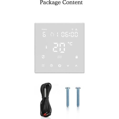 Wifi Underfloor Room Thermostat Water Gas Boiler Electric Floor Heating APP Remote Touch Screen Temperature Controller J08 21