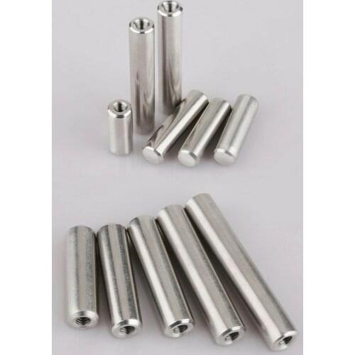 M6 304 stainless steel internal thread cylindrical pin / positioning pin outer diameter 10/12