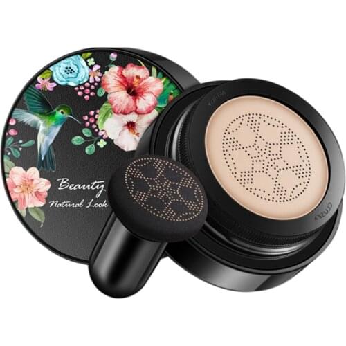 Mushroom Air Cushion BB Cream Base Foundation Moisturizing Cover Blemishes Brighten Tone Nutritious Makeup Primer Maquillaje