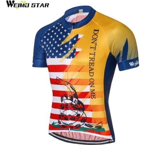 Weimostar USA Pro Team Cycling Jersey Ropa Ciclismo 2021 MTB Bicycle Cycling Clothing Summer Bike Jersey Shirt Maillot Ciclismo