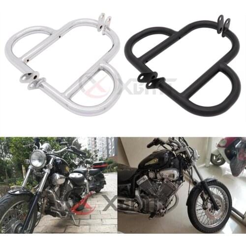 Motorcycle Highway Crash Bars Engine Guard Rail Front Side Protecto For Yamaha Virago 400 535 XV400 XV535 All Years