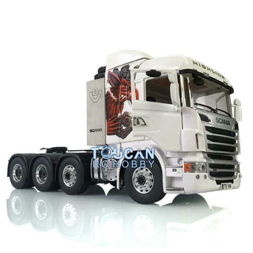 RC 1/14 LESU Metal 8*8 Axles Chassis Tractor Truck Hercul Sca Gripen Cabin THZH0944-SMT4