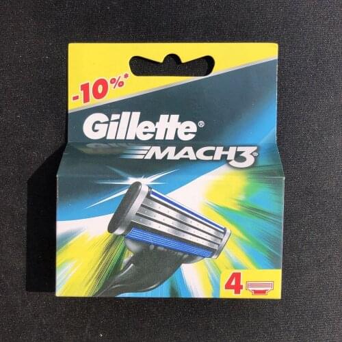4pcs/pack Mens Safety Razor Blades Face care Shaving blades Manual shaving Cassette for Gillette mach 3