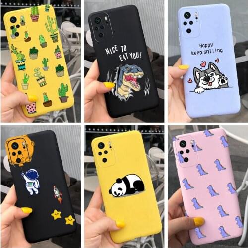 6.43" Cute Panda Soft Bumper Case For Xiaomi Redmi Note 10s Case Luxury Silicone Phone Housing Coque Cases For Redmi Note10s 4G