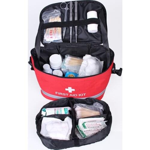 First Aid Kit Medical Bag Home Large Shoulder Strap Portable Car Emergency Camping Military Kits Travel Outdoor Storage Bag