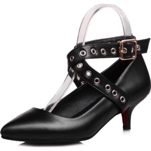 Big Size Pointed fashion high heel single shoes ladies high heels women shoes woman pumps