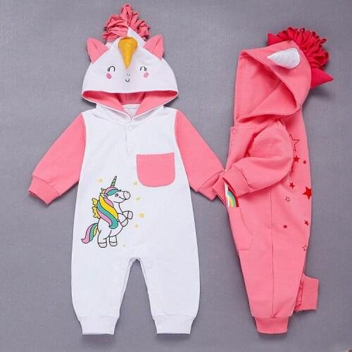 New Spring Autumn Baby Rompers Cute Cartoon Rabbit Infant Girl Boy Jumpers Kids Baby Outfits Clothes