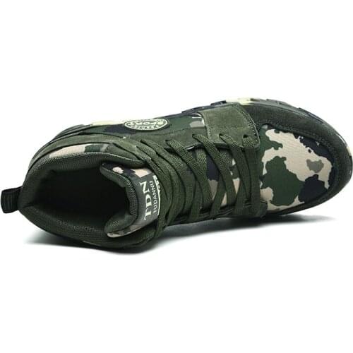 Big Size Height Increase Women Casual Canvas Shoes Camouflage Lace Up High Top Tenis Sneakers New Combat Trainers Shoes