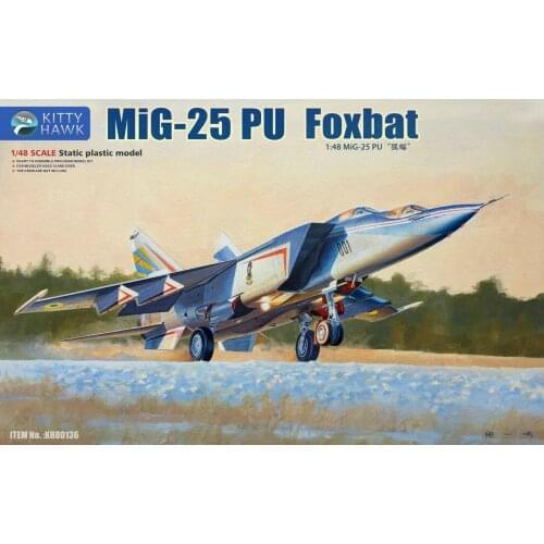 Kitty Hawk KH80136 1/48 Mig-25 PU Foxbat Model Buidling Kit,Released 2019 NEW