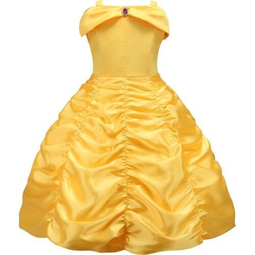 2020 new beauty and the beast Belle princess costumes girls dresses princess dresses