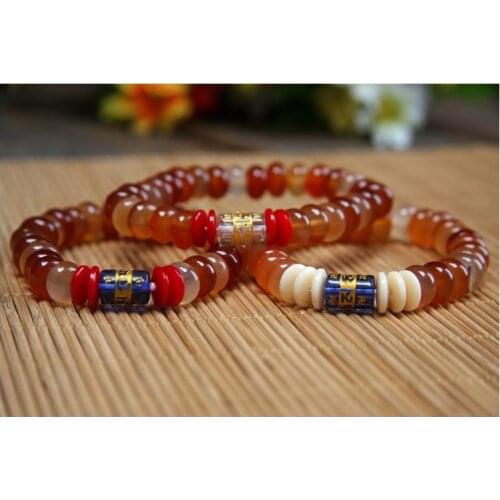 Agates Bracelet Classic Red Beads Ethnic Fitness Fine Onyx Jewelry Charm Party Accessories March 8th Gift Crystals Stone