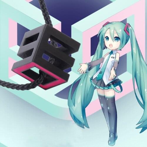 Official Licensed Anime Hatsun Miku 39 Necklace Pendant Metal Neclace Jewelry For Cosplay Props Women Girls Birthday Gifts