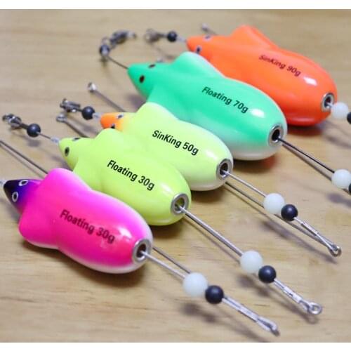 Casting Lure Water Rat Bait Fishing Tackle Sea Trolling Lures Far Casting With Hook