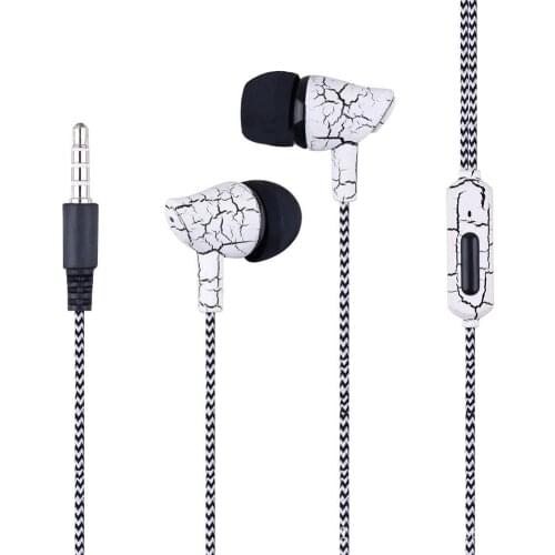 Earphone Wired Super Bass Microphone Hands Free Headphone for Mobile Phone MP3