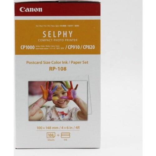 RP-108 Photo Printer CP910 CP1200 CP1300 Original 6 inch photo paper RP108