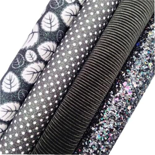 WINE Glitter Fabric, Printed Faux Fabric, Suede Synthetic Leather Fabric Sheets For Bow A4 21x29CM Twinkling Ming XM922
