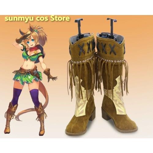 Uma Musume Pretty Derby Taiki Shuttle Umamusume Cosplay Shoes Boots Halloween