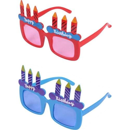 NEW ADULT CHILDREN HAPPY CAKE PARTY GLASSES COSTUME EYE WEAR PARTY birthday