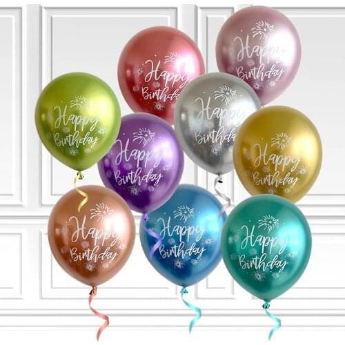 10/20pcs Happy Birthday Ballon Latex Balloons Inflatable Birthday Party Decoration Baloons anniversaire