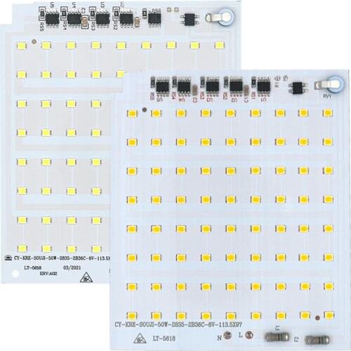 1PCS SMD2835 Chip AC220V no need driver 10W 20W 30W 50W 100W150W 200W super Power for Spotlight LED Bulb light kit