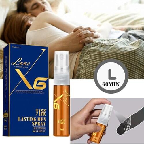 6ML Sex Delay Spray for Men Male External Use Anti Premature Ejaculation Prolong 60 Minutes Penis Enlargment Pills