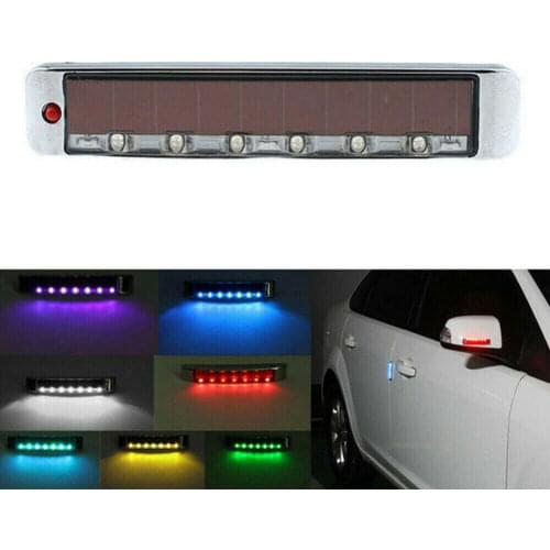 Car Door Anti-Static Solar Energy Protection Bumper Anti-Collision LED Crash Bar Decoration Light