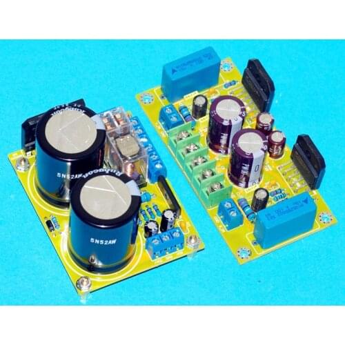 DC20-35V LM3886 Dual 68W + 68W Audio Power Amplifier Board UPC1237 Speaker Product Board