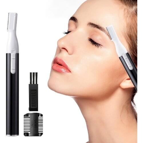 Electric Face Eyebrow Trimmer Shaver Hair Remover Mini Portable Women Body Shaver Remover Blade Razor Epilator for Female
