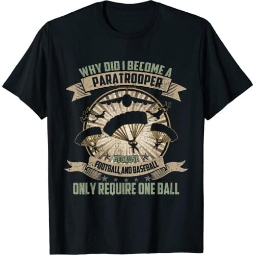 Funny 82nd 101st Airborne Paratrooper Military Men T-Shirt Short Casual 100% COTTON O-Neck t shirts