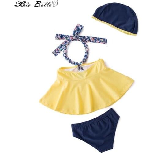 Children Baby Girls Swimwear Bikini Set Fashion Cute Lovely Swimming Surfing Kids Girl Bikini Children 1-6 Y Swimsuit Bathwear
